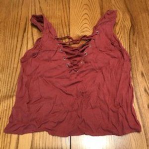 Deep orange American Eagle tank top